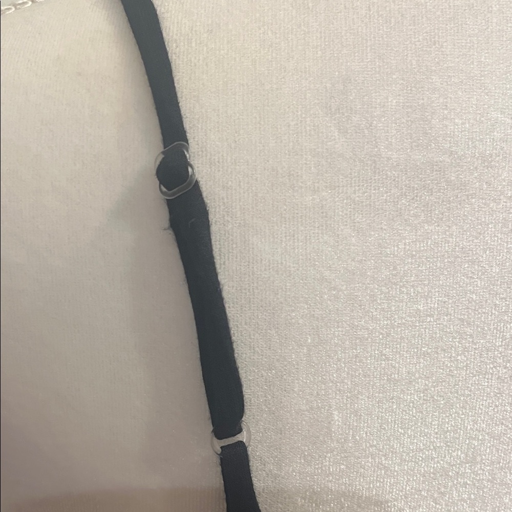 LUSH Black Maxi Dress Adjustable Straps and Elastic Waist - Picture 6 of 9